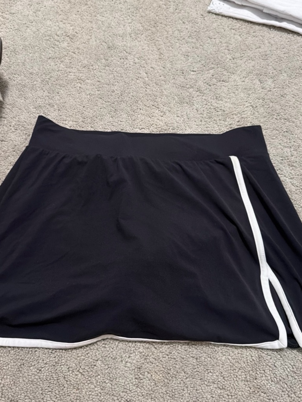 Target Black Skirt with White Trim